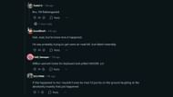 Reddit users surprised at the turn of events that led to the jet being hijacked (Image via Reddit)